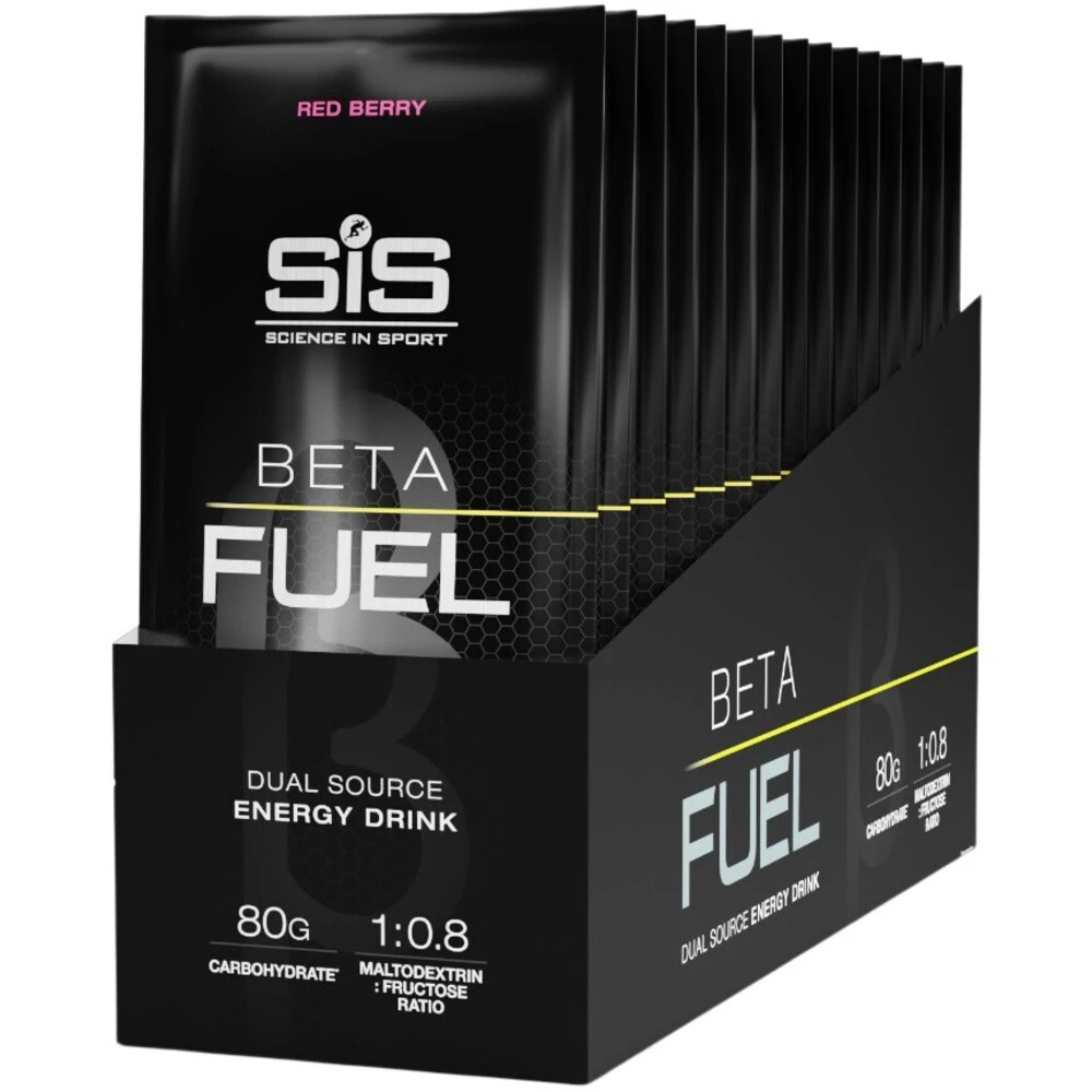 Sigma Sports Science in Sport Beta Fuel Energy Drink Box of 15 x 82g Sachets | Discount Codes available, easy returns, up to £25 off with Newsletter Signup, FREE Postage over £60