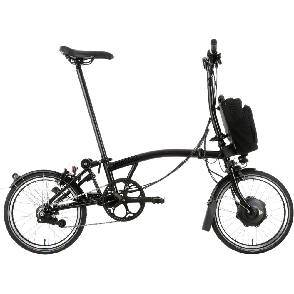 Brompton C Line Explore Mid Bar Electric Folding Bike