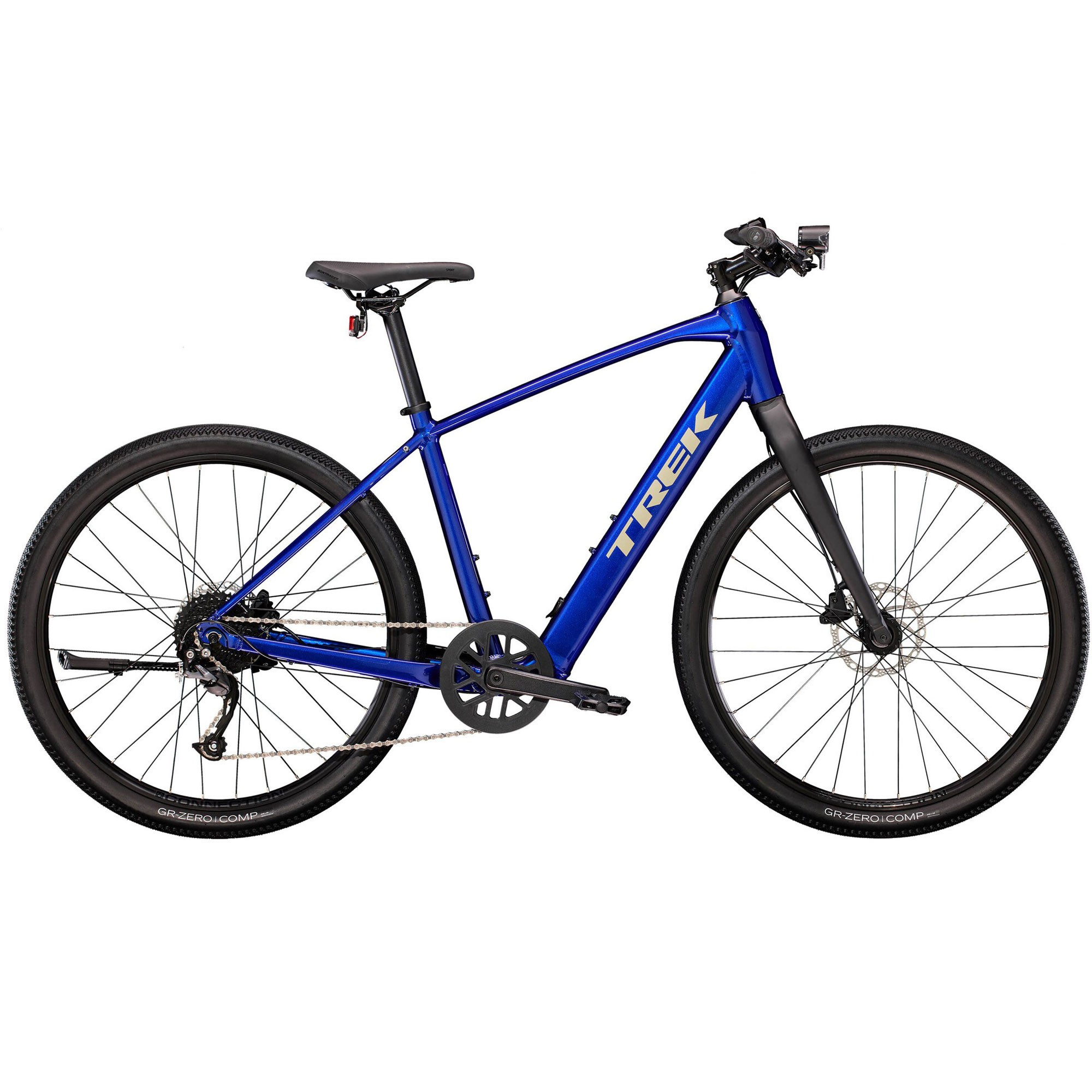 Trek Dual Sport+2 Stagger Electric Hybrid Bike 2023 Sigma Sports