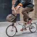 Brompton X Barbour Wax Holdall