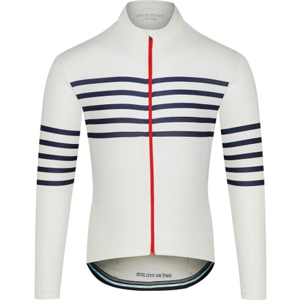 Café du Cycliste Claudette Women M Women's Cycling Jersey Claudette White – Café du Cycliste | CA
