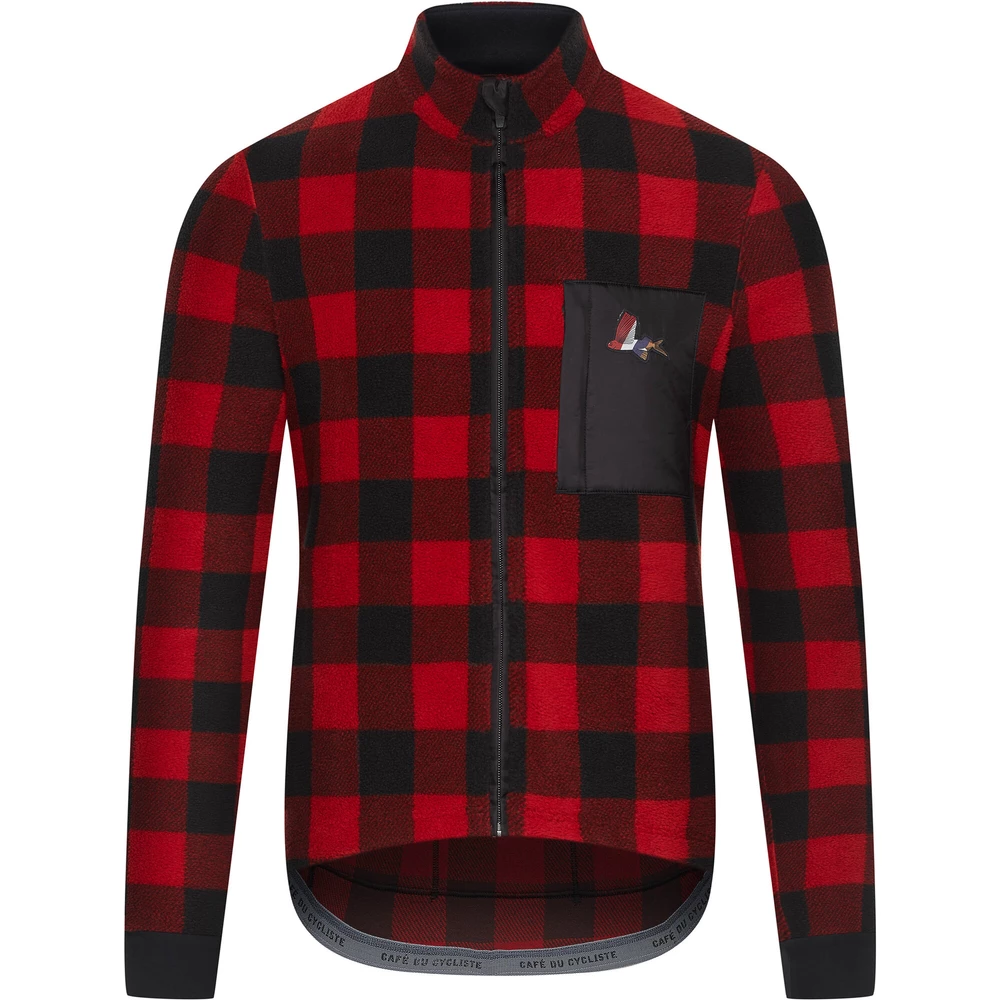 Sigma Sports Café du Cycliste Solange Fleece Long Sleeve Jersey | Discount Codes available, easy returns, up to £25 off with Newsletter Signup, FREE Postage over £60