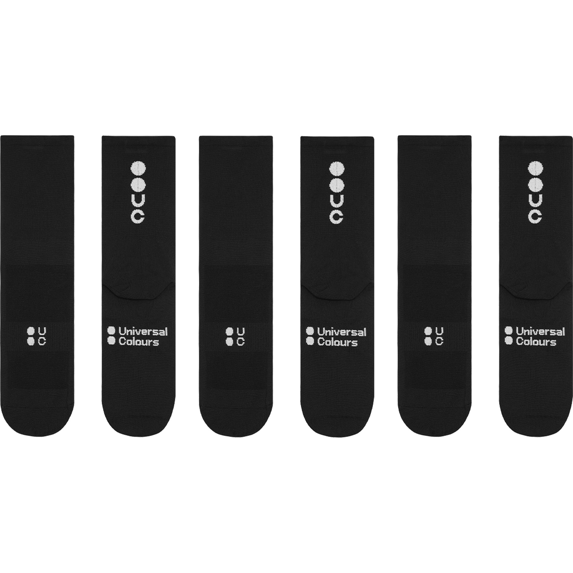 Universal Colours Mono Summer Cycling Socks 3 Pack Sigma Sports