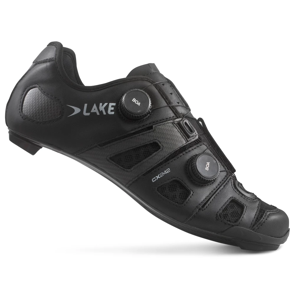 Sigma Sports Lake CX242 Wide Fit Road Cycling Shoes | Discount Codes available, easy returns, up to £25 off with Newsletter Signup, FREE Postage over £60