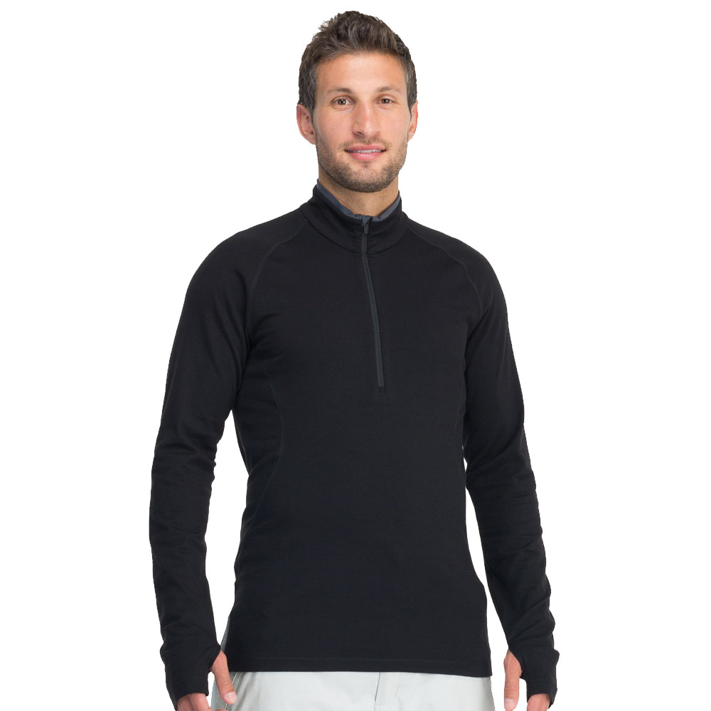 Icebreaker Pursuit Long Sleeve Half Zip Base Layer 
