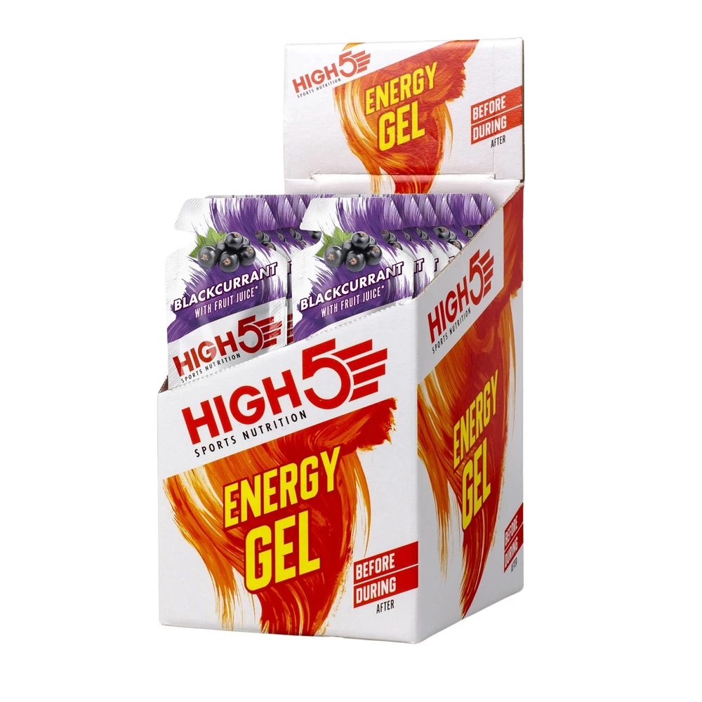 Sigma Sports High5 Energy Gel Sachet Box of 20 x 40g | Discount Codes available, easy returns, up to £25 off with Newsletter Signup, FREE Postage over £60