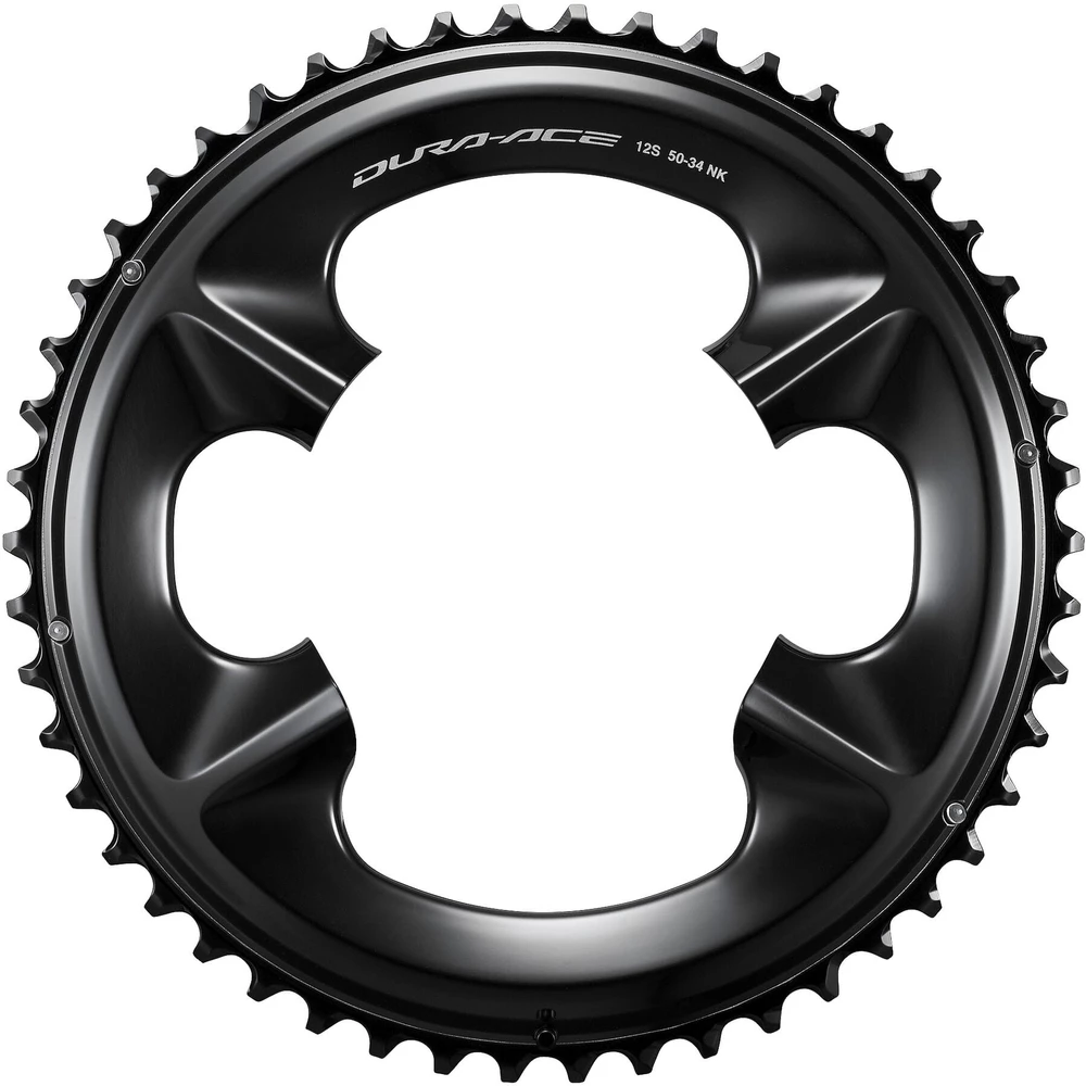 thumbnail image 2 of Shimano FC-R7000 50T & 34T Chainrings – Black, 110 BCD – Outer/Inner Set – NIB 2 of 5