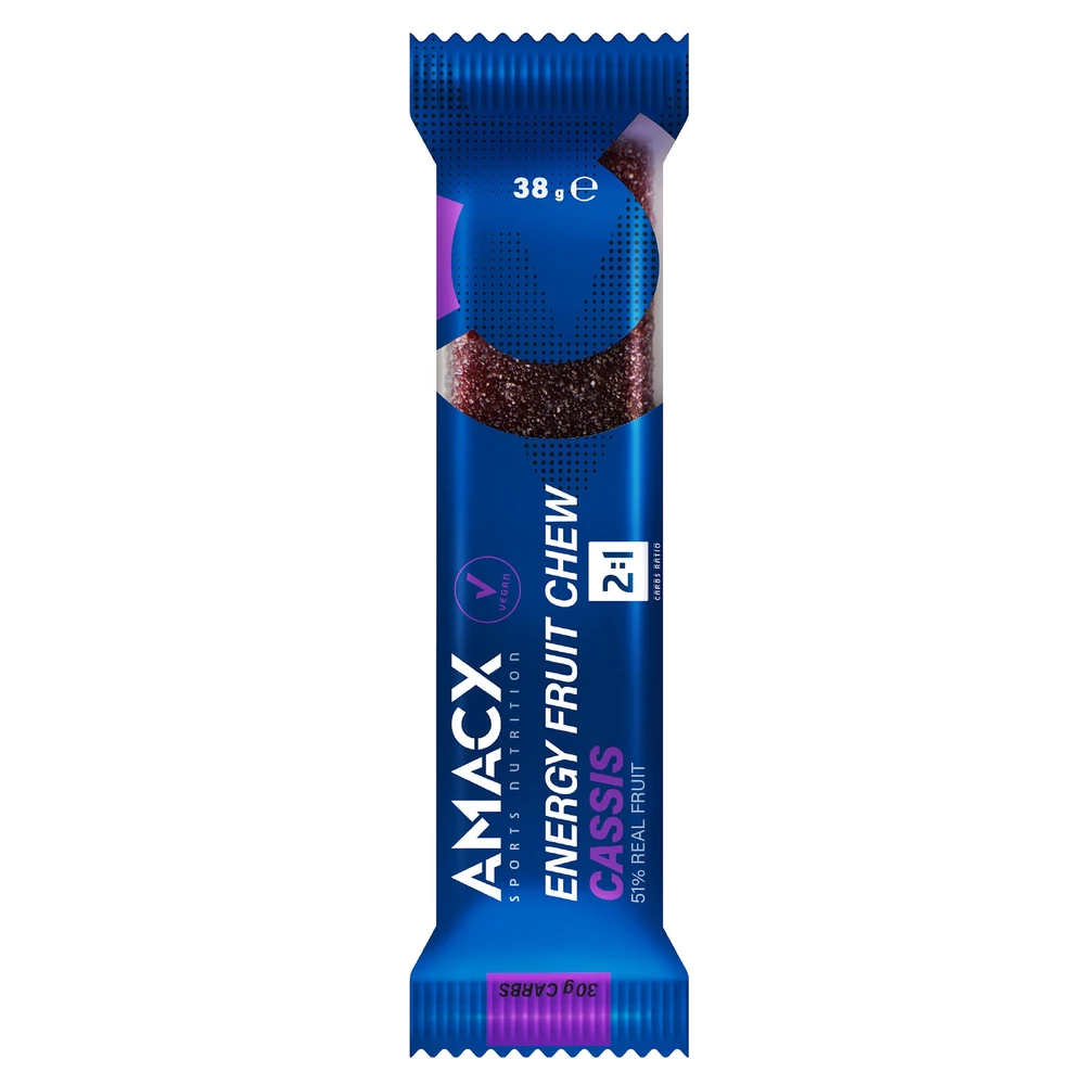 Sigma Sports Amacx 2:1 Fruit Chew Energy Bars (12 x 38g) | Discount Codes available, easy returns, up to £25 off with Newsletter Signup, FREE Postage over £60
