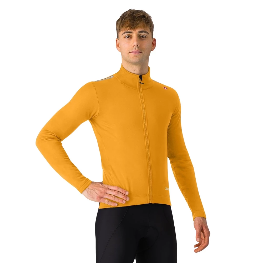 Sigma Sports Castelli Espresso Thermal Long Sleeve Jersey | Discount Codes available, easy returns, up to £25 off with Newsletter Signup, FREE Postage over £60