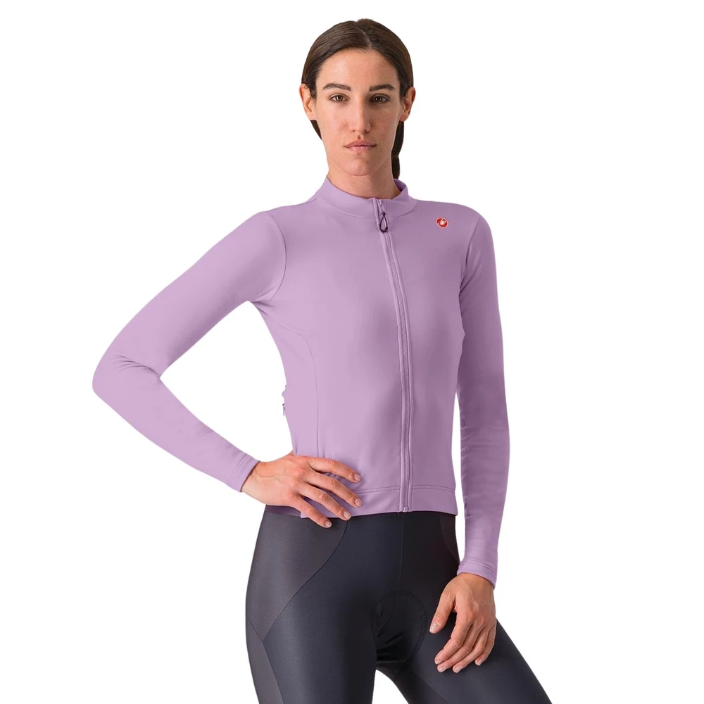 Sigma Sports Castelli Women's Espresso Thermal Long Sleeve Jersey | Discount Codes available, easy returns, up to £25 off with Newsletter Signup, FREE Postage over £60
