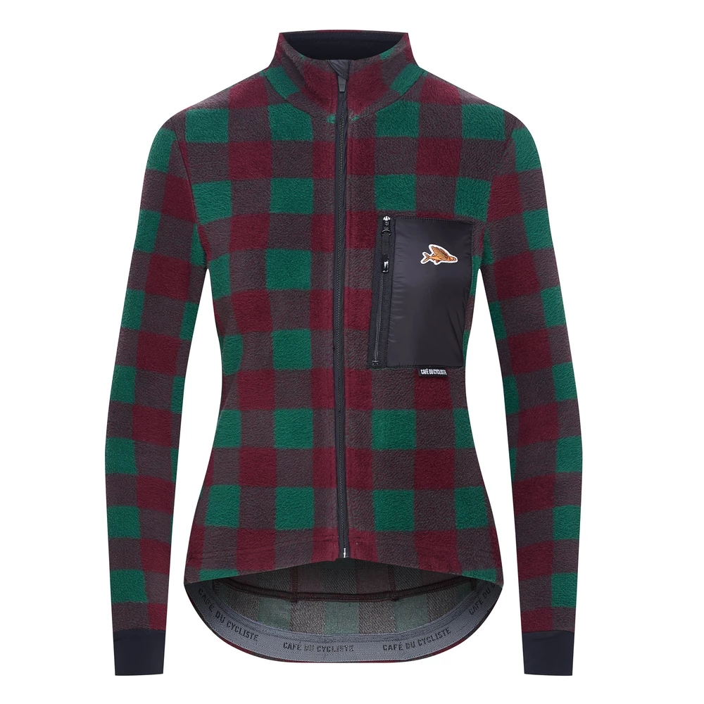 Sigma Sports Café du Cycliste Solange Womens Fleece Long Sleeve Jersey | Discount Codes available, easy returns, up to £25 off with Newsletter Signup, FREE Postage over £60