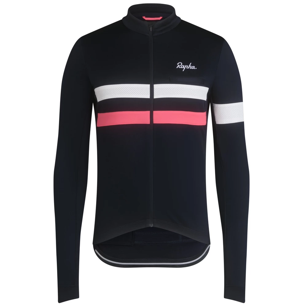 Sigma Sports Rapha Brevet Long Sleeve Jersey | Discount Codes available, easy returns, up to £25 off with Newsletter Signup, FREE Postage over £60