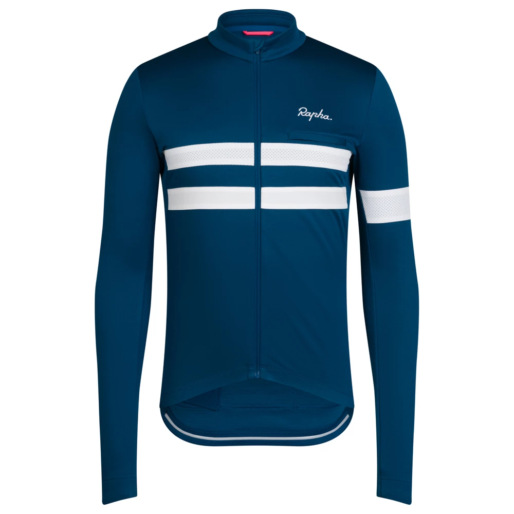 Sigma Sports Rapha Brevet Long Sleeve Jersey | Discount Codes available, easy returns, up to £25 off with Newsletter Signup, FREE Postage over £60