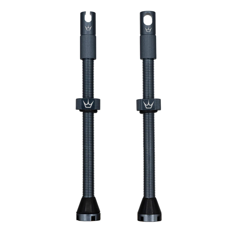 Sigma Sports Peaty's x Chris King (MK2) Long Tubeless Valves | Discount Codes available, easy returns, up to £25 off with Newsletter Signup, FREE Postage over £60