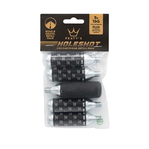 Peaty's Holeshot CO2 Cartridge Refill 5 Pack 16g