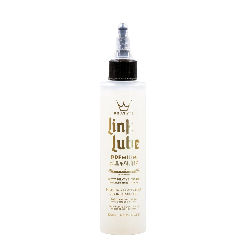 Sigma Sports Peaty's LinkLube All-Weather Premium 120ml | Discount Codes available, easy returns, up to £25 off with Newsletter Signup, FREE Postage over £60