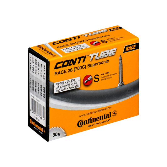 Continental R28 Supersonic 700x20-25C Presta Inner Tube 42mm Valve