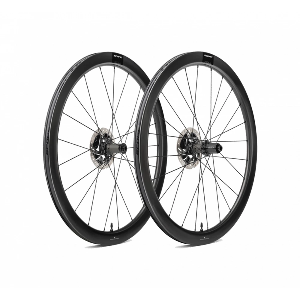 Sigma Sports Scope S4 Carbon Road Disc Wheelset | Discount Codes available, easy returns, up to £25 off with Newsletter Signup, FREE Postage over £60