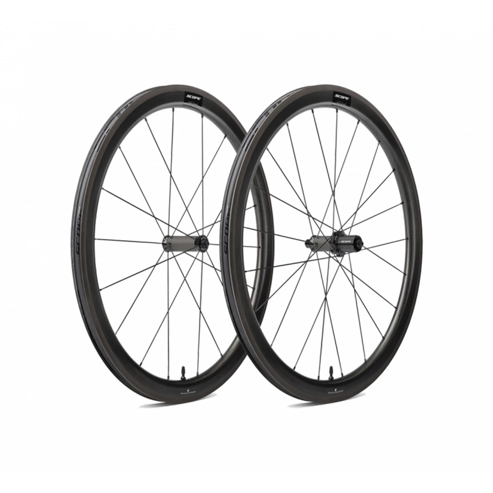 Sigma Sports Scope S4 Carbon Road Rim Brake Wheelset | Discount Codes available, easy returns, up to £25 off with Newsletter Signup, FREE Postage over £60