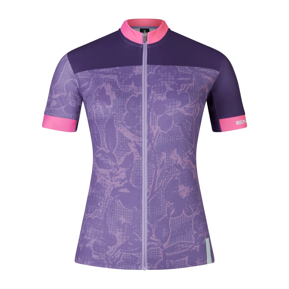 Sigma Sports Endura Women's FS260 Floral Short Sleeve Jersey | Discount Codes available, easy returns, up to £25 off with Newsletter Signup, FREE Postage over £60