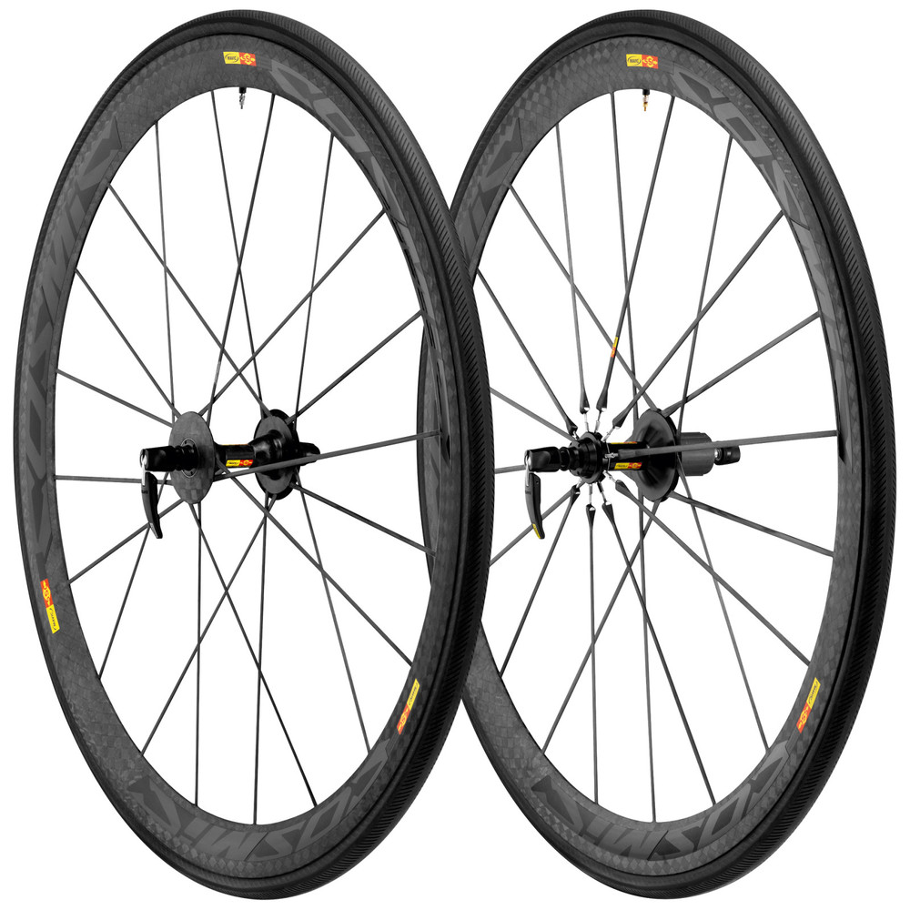 Mavic Cosmic Carbone Ultimate 2012 Tubular Wheelset - Shop Soiled