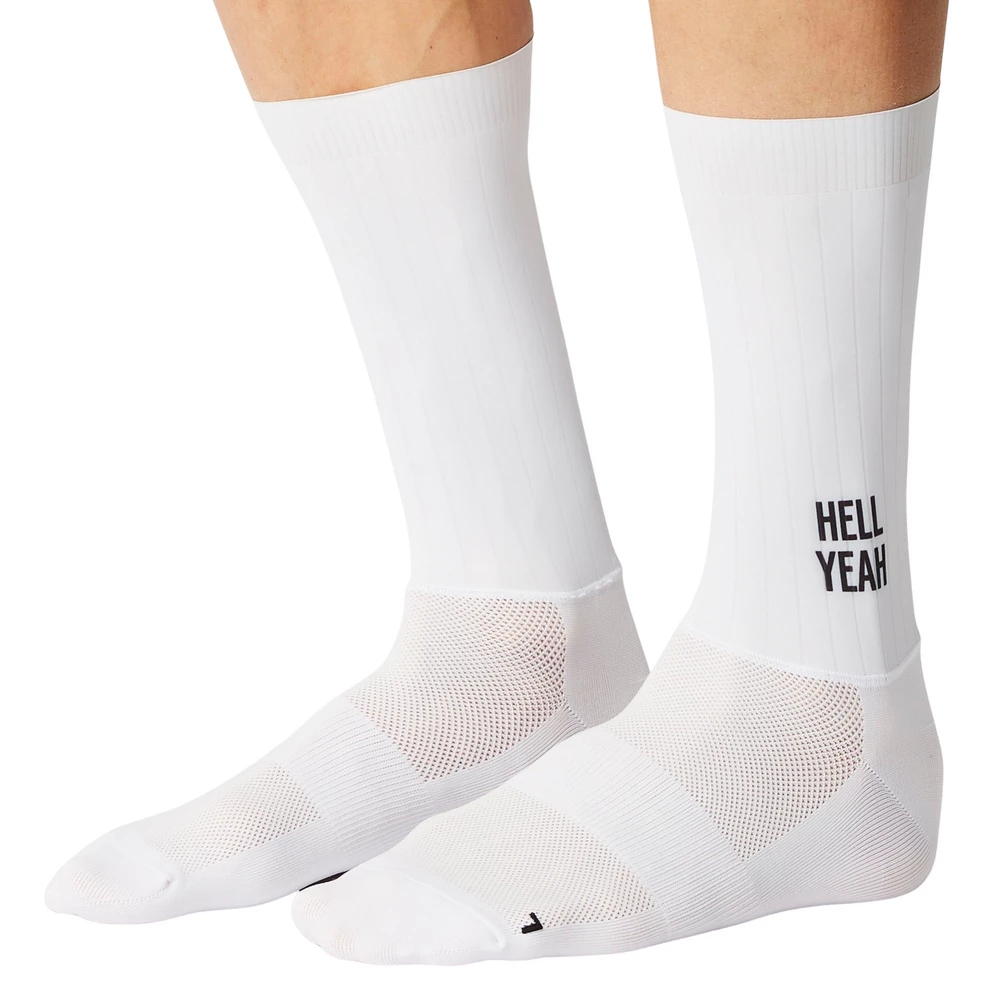 Sigma Sports FINGERSCROSSED Aero Iconic Hell Yeah Cycling Socks | Discount Codes available, easy returns, up to £25 off with Newsletter Signup, FREE Postage over £60