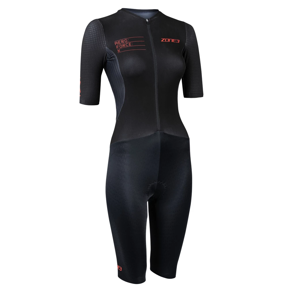 ウェア TYR SHORT SLEEVE SPEED TRI-SUIT W/FRONT TYR Men's Padded Front-Zip Tri-Suit - Carbon – TYR US