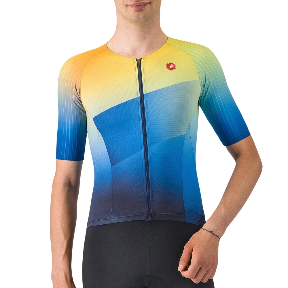Sigma Sports Castelli Free Speed 3 Race Short Sleeve Tri Jersey | Discount Codes available, easy returns, up to £25 off with Newsletter Signup, FREE Postage over £60