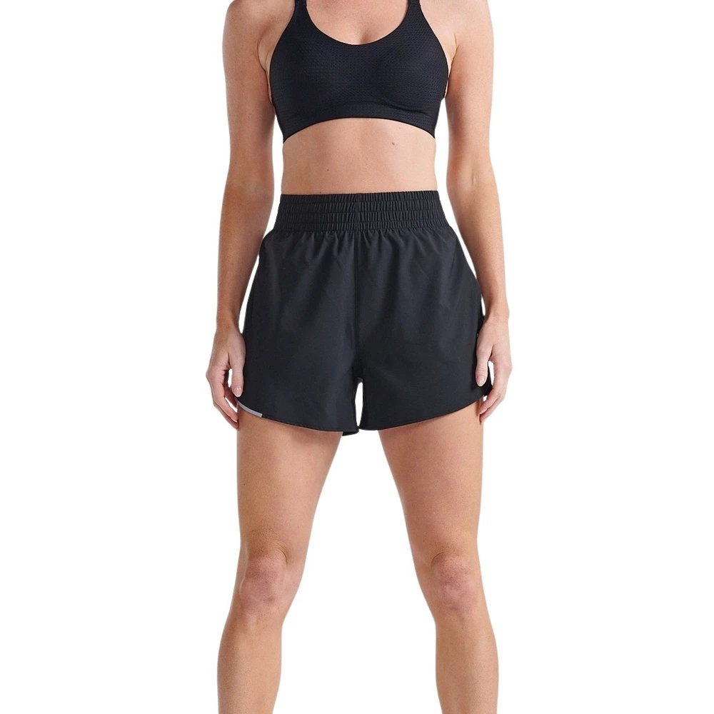 Sigma Sports 2XU Women's Aero Hi-Rise 4-Inch Running Shorts | Discount Codes available, easy returns, up to £25 off with Newsletter Signup, FREE Postage over £60