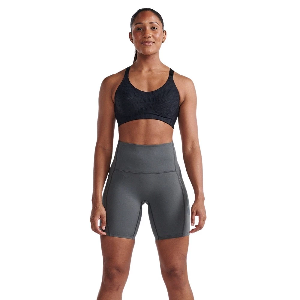 Sigma Sports 2XU Women's Form Stash Hi-Rise Bike Shorts | Discount Codes available, easy returns, up to £25 off with Newsletter Signup, FREE Postage over £60