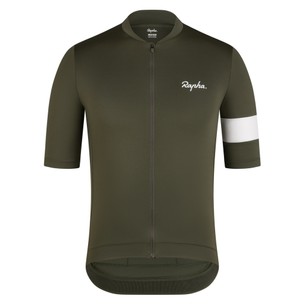 Maillot Cycliste Rapha Manches Courtes – Vert, Taille XS, Occasion