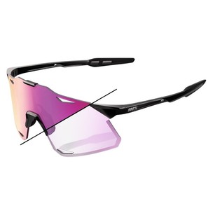 100% Hypercraft Photochromic Mirror Sunglasses