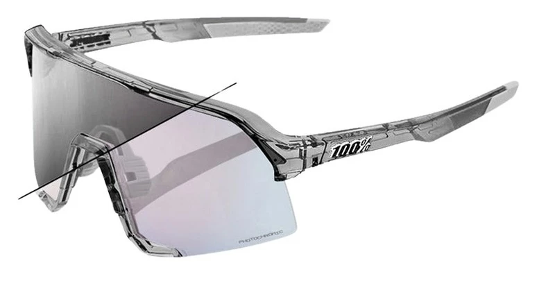 Sigma Sports 100% S3 Photochromic Mirror Sunglasses | Discount Codes available, easy returns, up to £25 off with Newsletter Signup, FREE Postage over £60