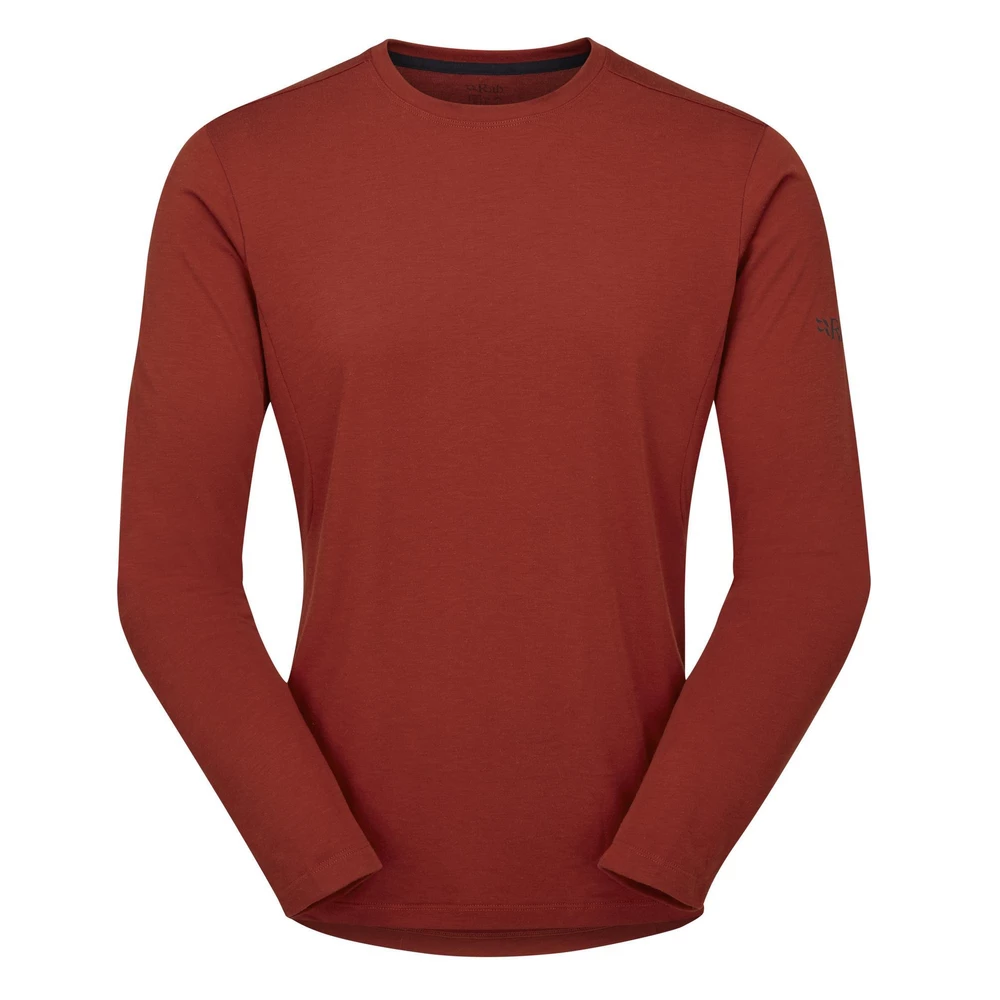 Sigma Sports Rab Cinder Crimp Long Sleeve T-Shirt | Discount Codes available, easy returns, up to £25 off with Newsletter Signup, FREE Postage over £60