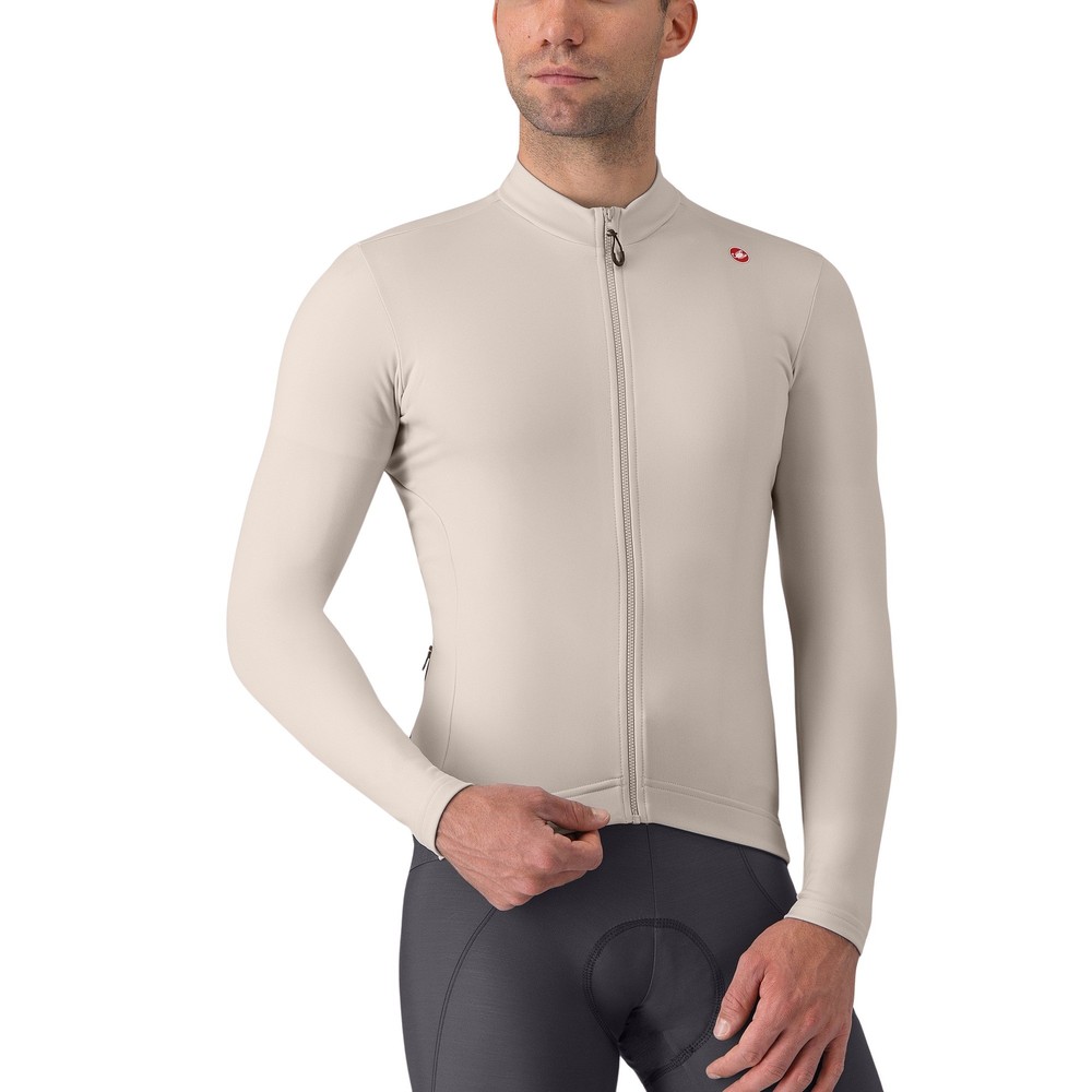 Sigma Sports Castelli Espresso Thermal Long Sleeve Jersey | Discount Codes available, easy returns, up to £25 off with Newsletter Signup, FREE Postage over £60