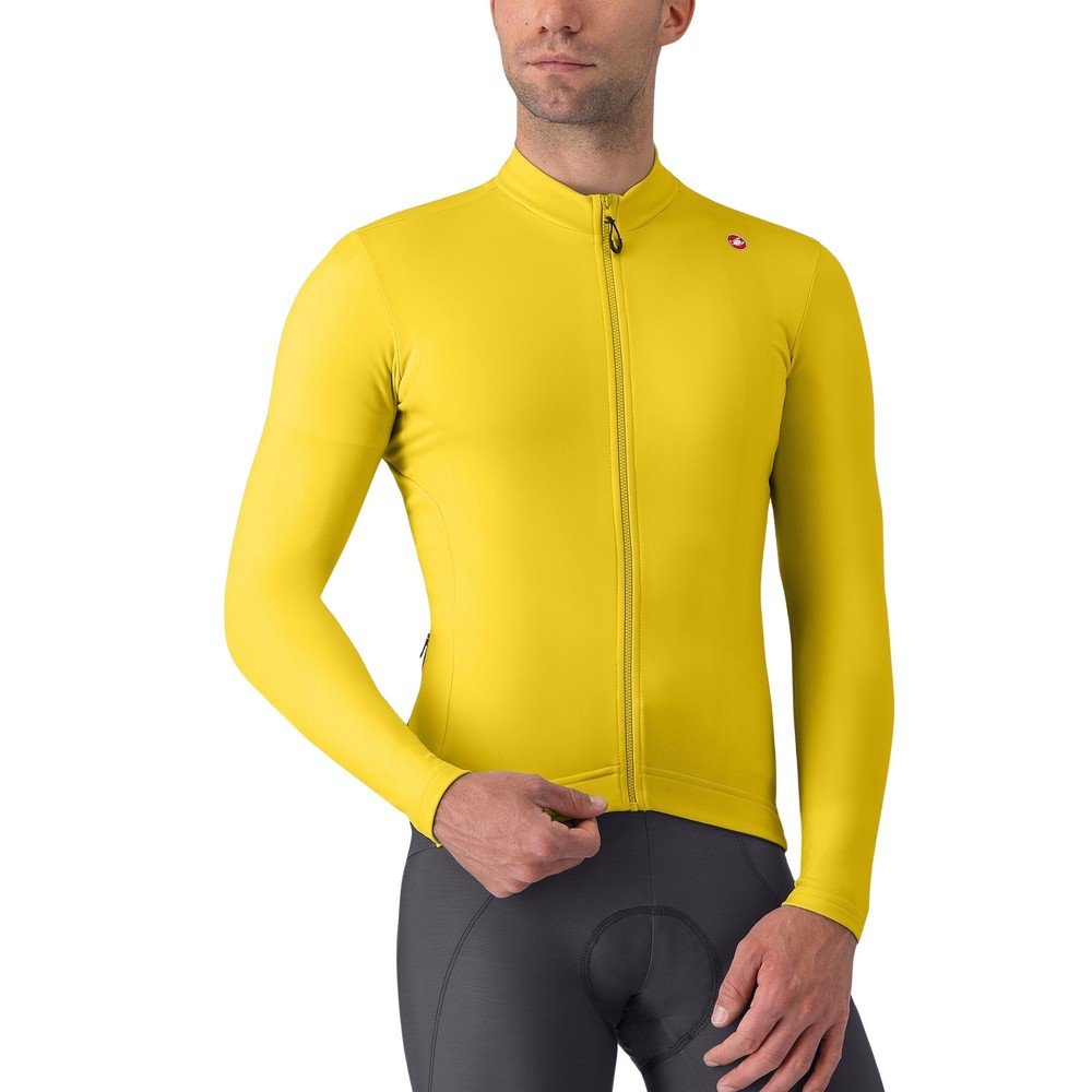 Sigma Sports Castelli Espresso Thermal Long Sleeve Jersey | Discount Codes available, easy returns, up to £25 off with Newsletter Signup, FREE Postage over £60