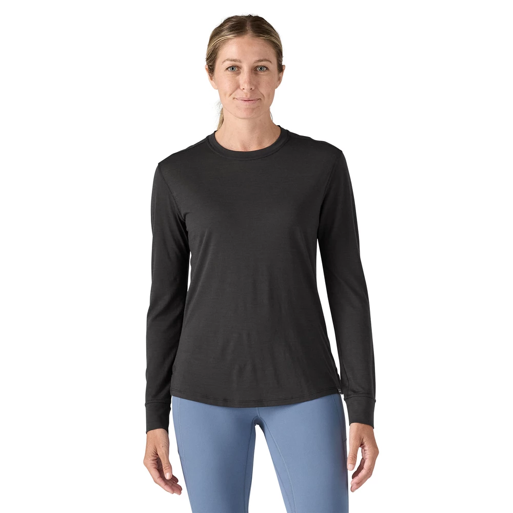 Sigma Sports Patagonia Women's Capilene Cool Merino Blend Long-Sleeved Shirt | Discount Codes available, easy returns, up to £25 off with Newsletter Signup, FREE Postage over £60