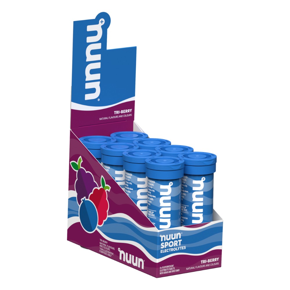 Sigma Sports Nuun Sport Electrolyte Box x8 | Discount Codes available, easy returns, up to £25 off with Newsletter Signup, FREE Postage over £60