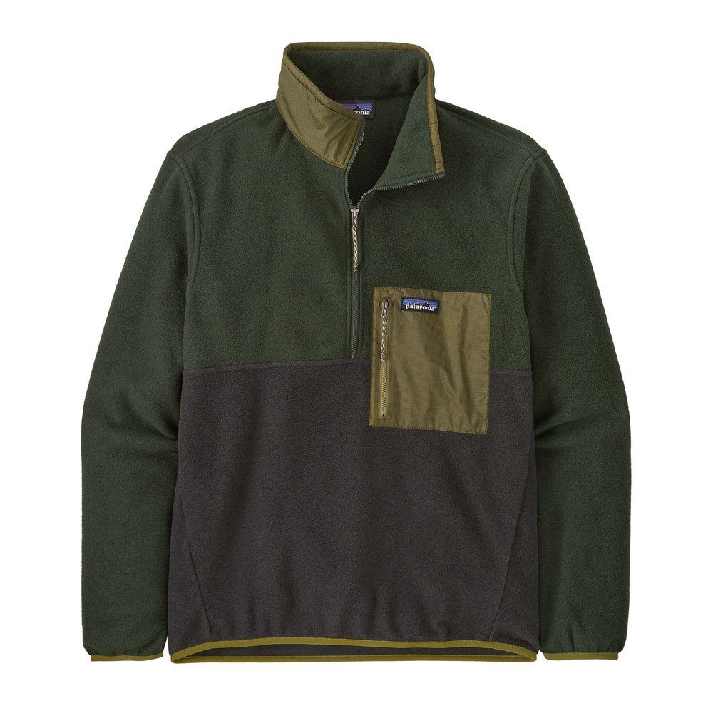 Sigma Sports Patagonia Microdini 1/2 Zip Pullover | Discount Codes available, easy returns, up to £25 off with Newsletter Signup, FREE Postage over £60