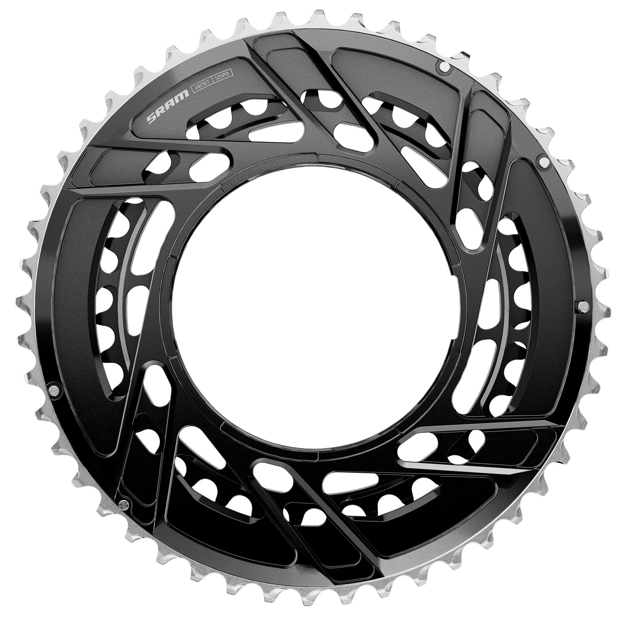 パーツ Force AXS Direct Mount Chain Ring 2X E1 SRAM Force 2x E1 Threaded Chainring Set For Powermeter | Sigma Sports