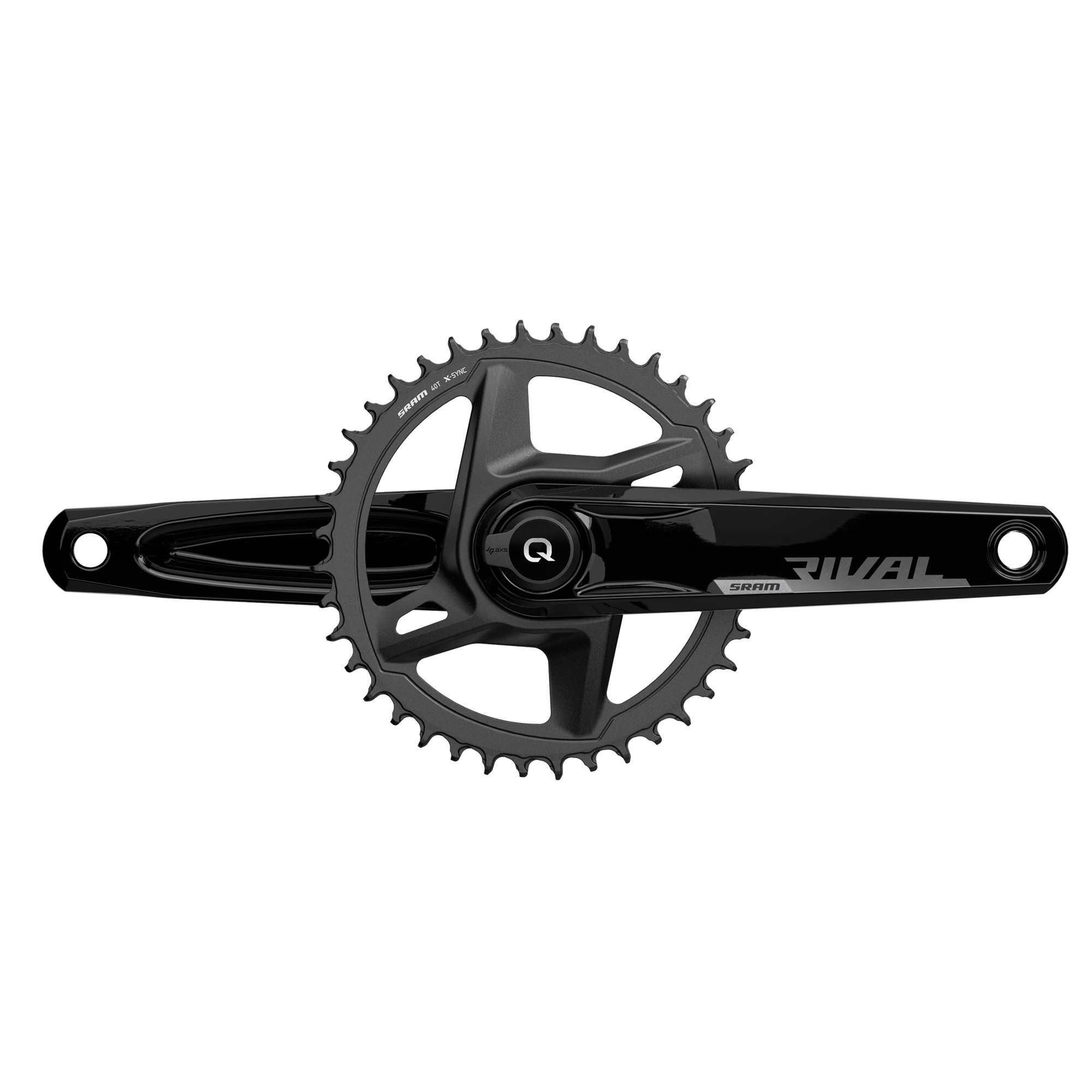 パーツ SRAM Rival AXS Crank Arm DUB E1 SRAM Rival AXS E1 DUB Crankset with Power Meter Spindle DM