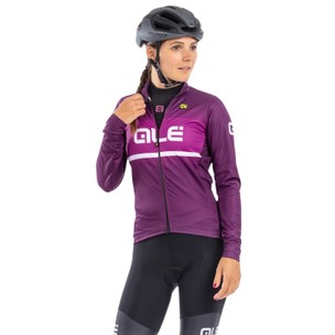 Ale Solid Blend Winter Womens Long Sleeve Jersey