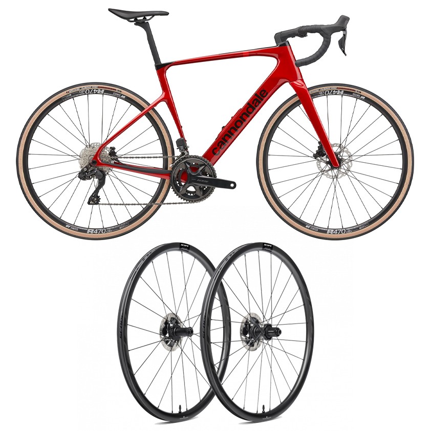 Cannondale Synapse Carbon 4 Road Bike & Scope R3 Carbon Wheelset Bundle