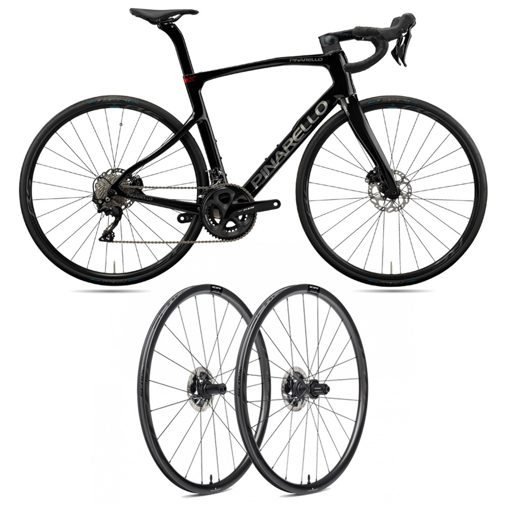 Pinarello X1 105 Disc Road Bike & Scope R3 Carbon Wheelset Bundle