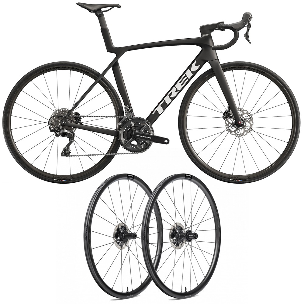 Trek Madone SL 5 Gen 8 Road Bike & Scope R3 Carbon Wheelset Bundle