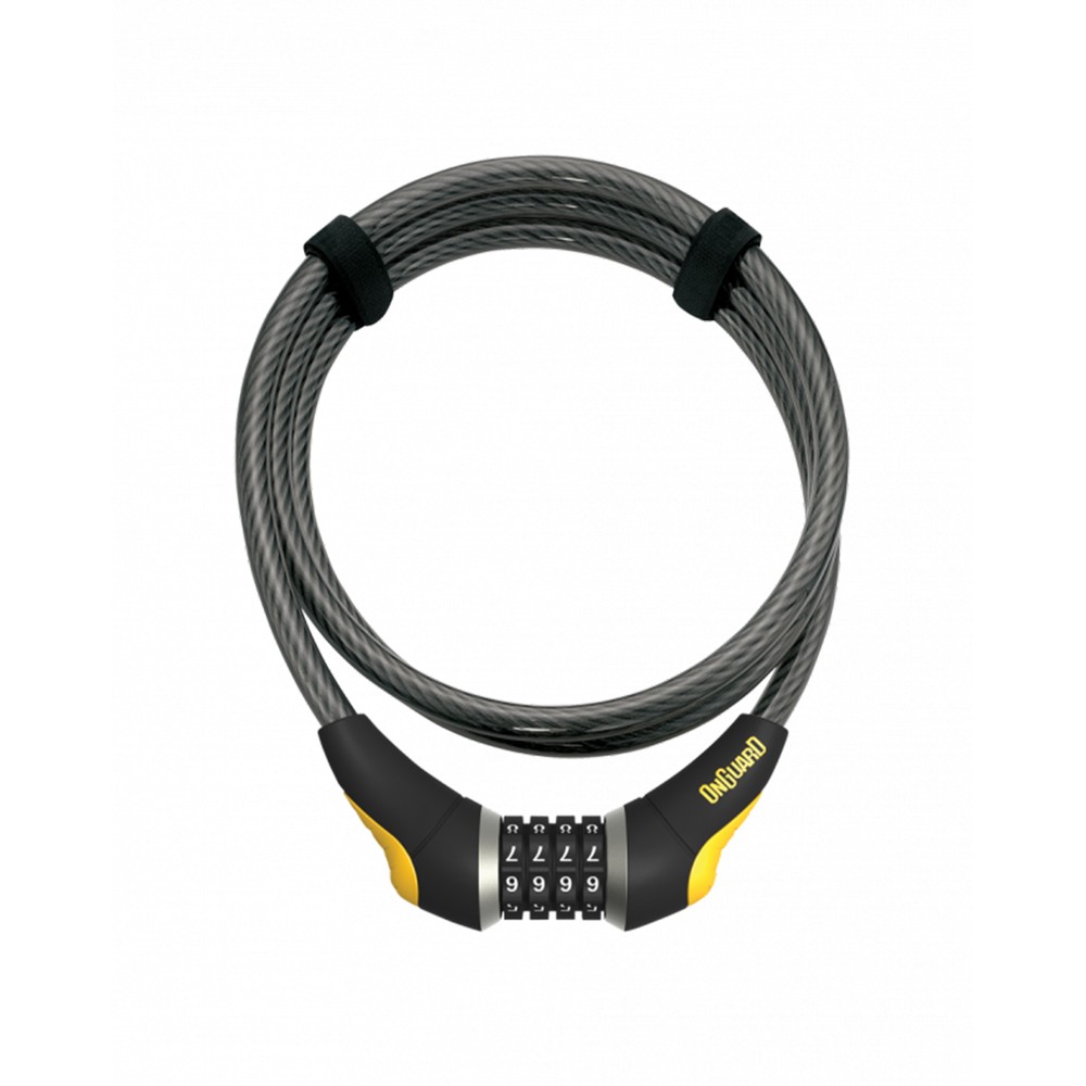OnGuard Akita Combo Lock - 185cm X 12mm