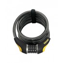 OnGuard Doberman Combination Cable Lock - 185cmx12mm