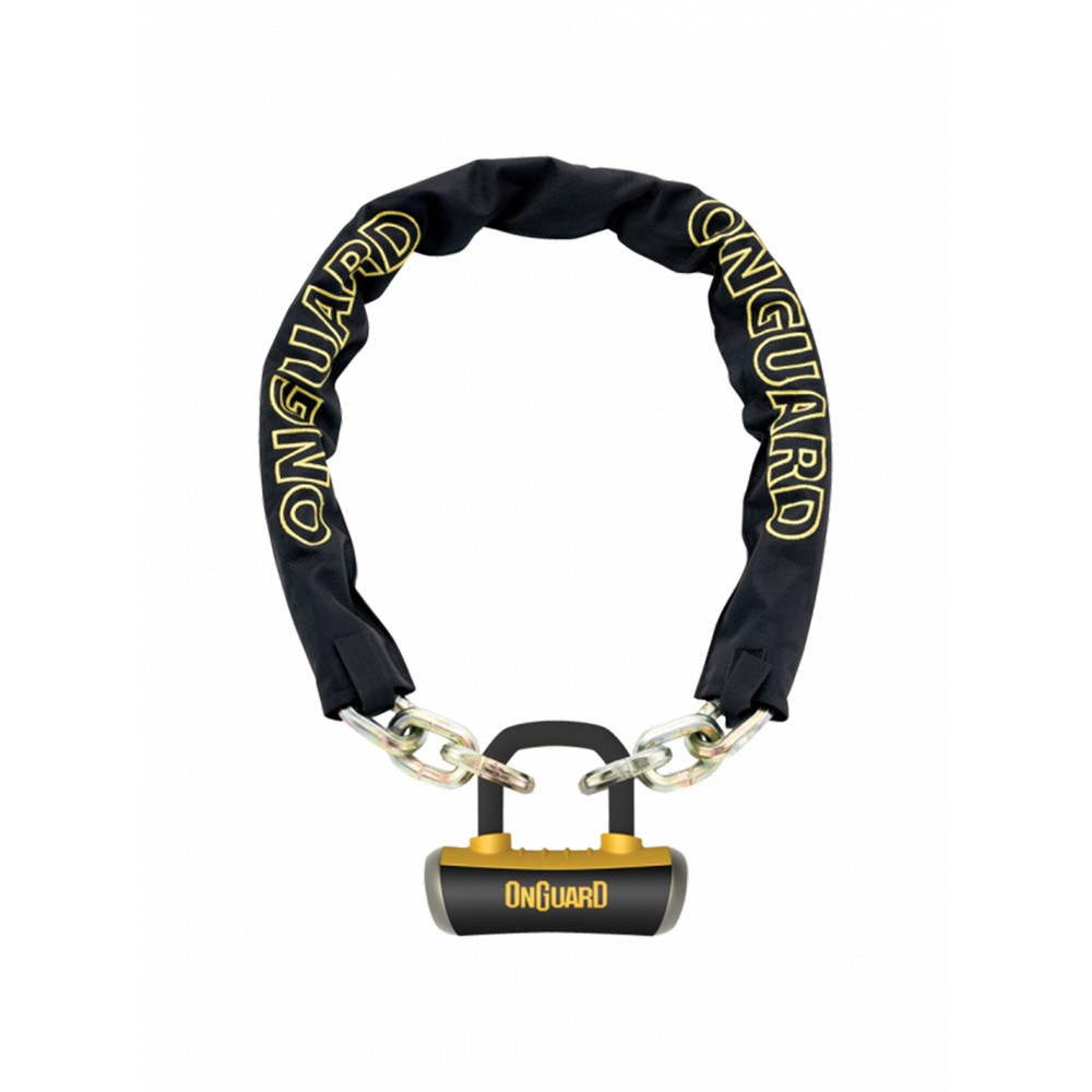 OnGuard Mastiff Chain Lock Sold Secure Gold  - 110cmx10mm