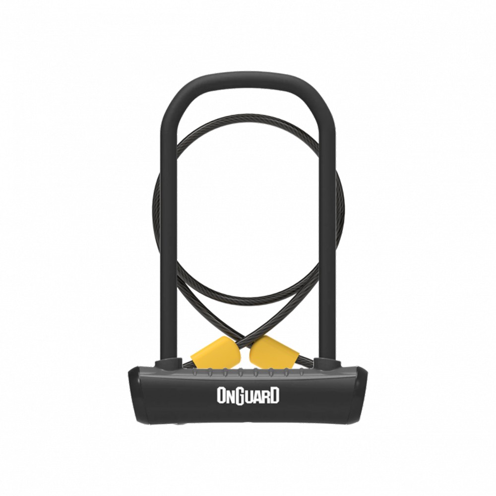 OnGuard Neon D-Lock And Cable - 230mm