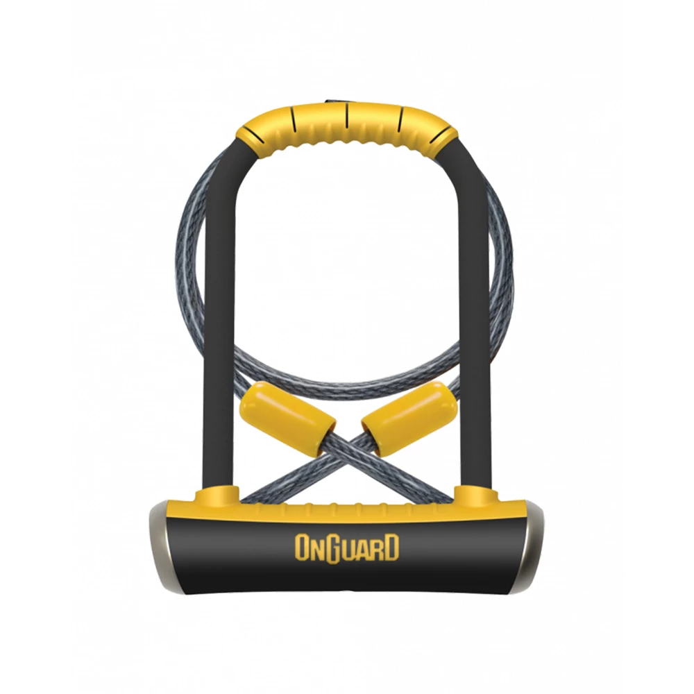 Sigma Sports OnGuard Pitbull D-Lock Sold Secure Diamond & Cable - 230mm | Discount Codes available, easy returns, up to £25 off with Newsletter Signup, FREE Postage over £60